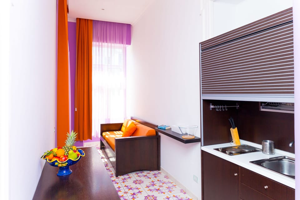 Apartment, 1 Bedroom, Garden View (A' Prevola) | Private kitchenette | Cookware/dishes/utensils