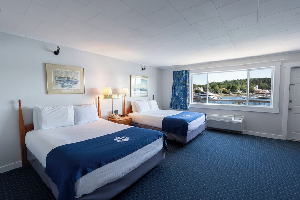 Two Queen Full Harbor View (Best View) | Iron/ironing board, free WiFi, bed sheets