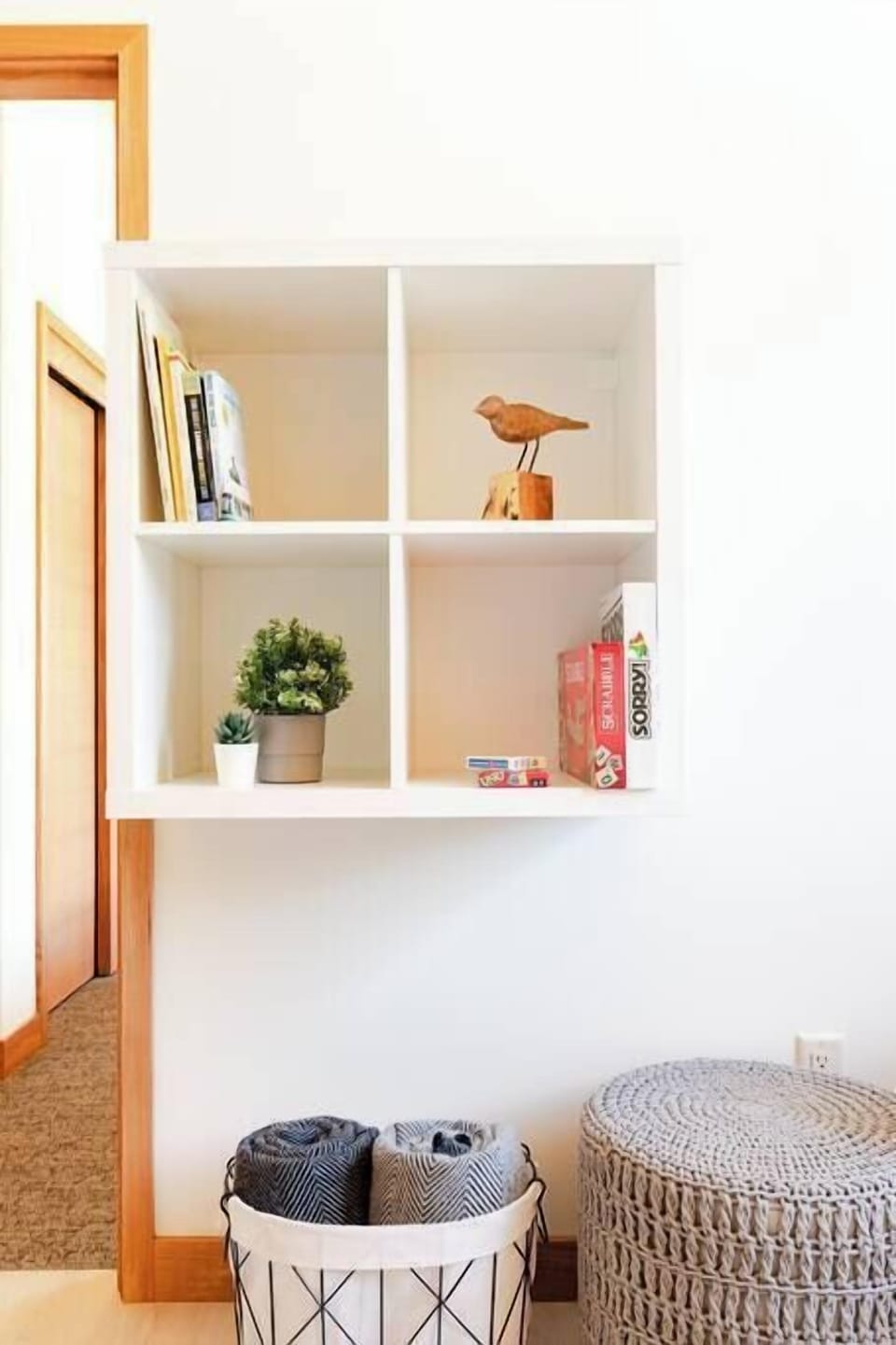 Choose from a selection of books and games, or bring your own favourites