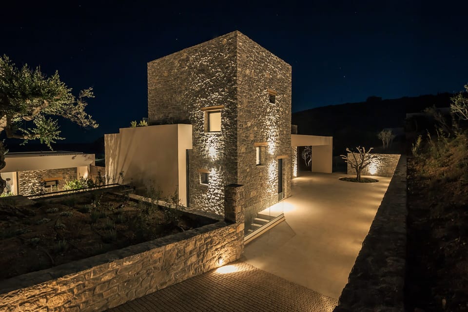 Front of property - evening/night