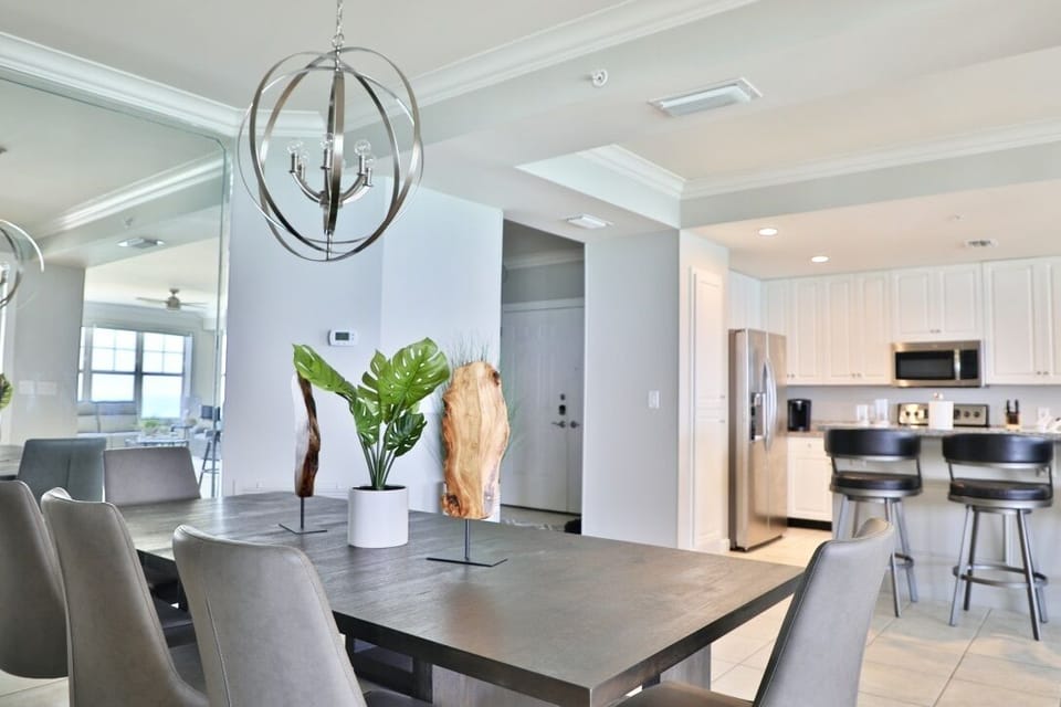 Dining table.