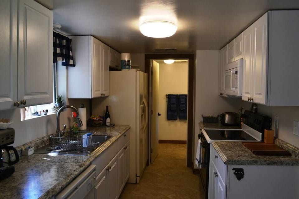 Easy access to lower bathroom