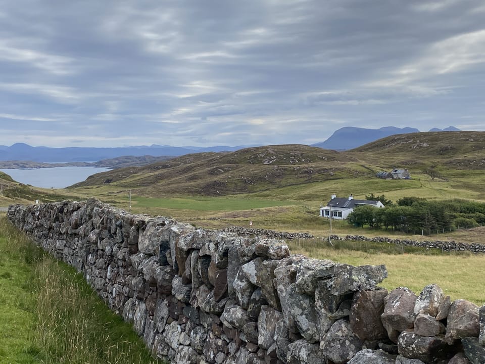 The cottage in its landscape