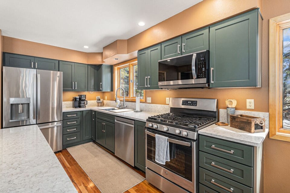 A cook`s kitchen, with everything you need to cook fabulous meals