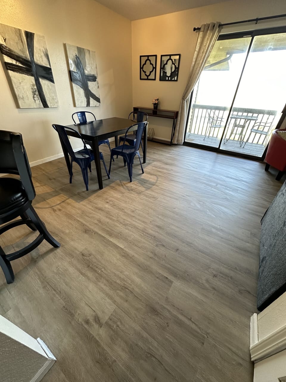 Brand New hard woods throughout condo