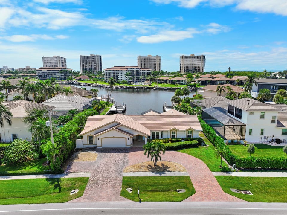 Clam Bay Getaway sits perched above a spacious, scenic bay.