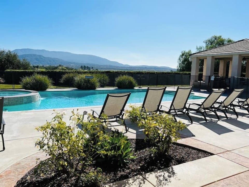 Private pool set in tranquil location with beautiful views