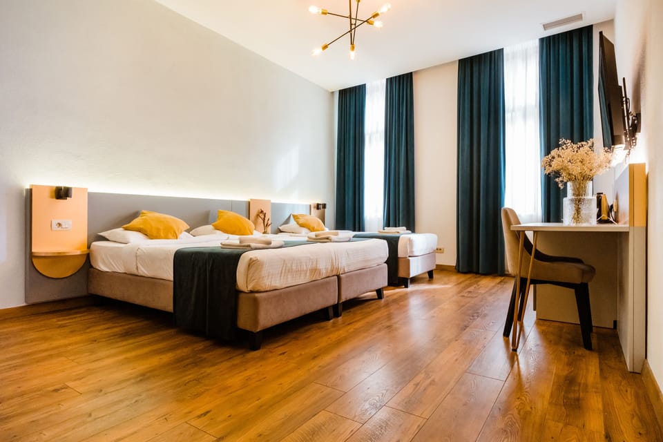 Triple Budget Room  Nicolae Balcescu 13 | Premium bedding, memory foam beds, minibar, in-room safe