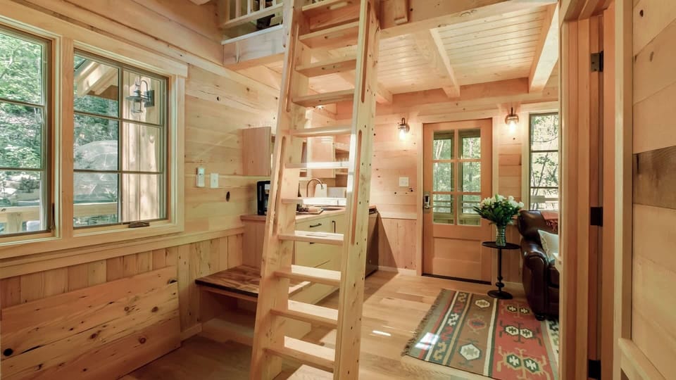 Ladder to loft