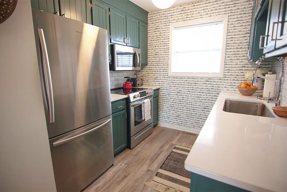 Well-stocked kitchen