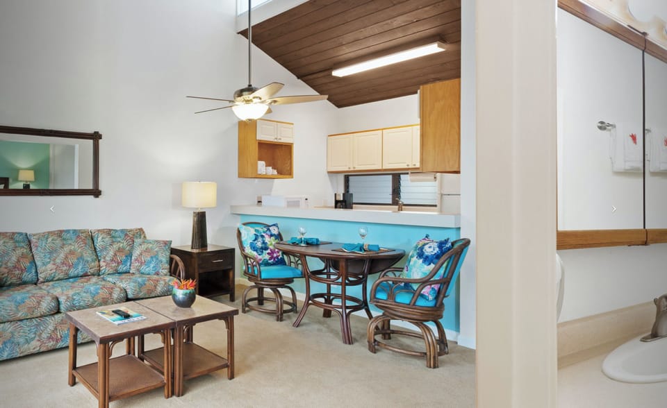 Pull Out Couch and Fully Stocked Kitchen