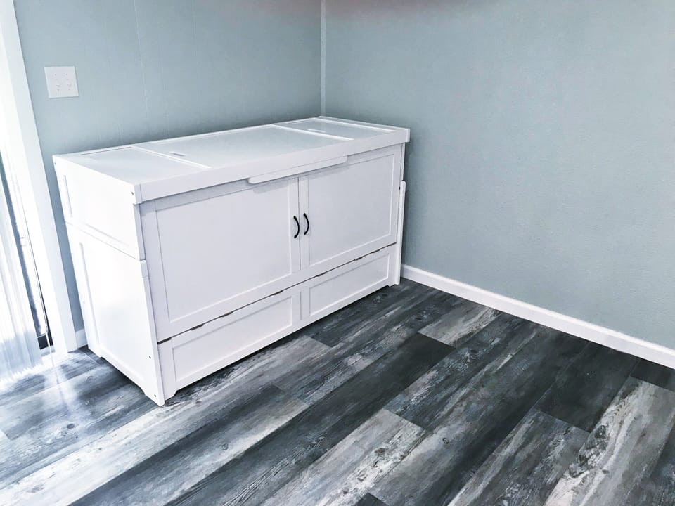 Murphy cabinet; folds to a queen; detailed instructions after check in.