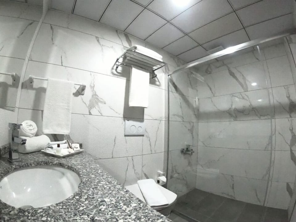 Deluxe Double or Twin Room | Bathroom | Shower, rainfall showerhead, free toiletries, hair dryer