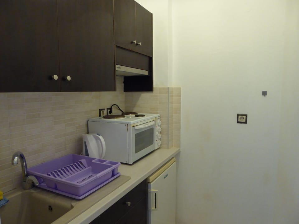 Apartment, 2 Bedrooms, Garden View | Private kitchen | Fridge, stovetop, coffee/tea maker, electric kettle