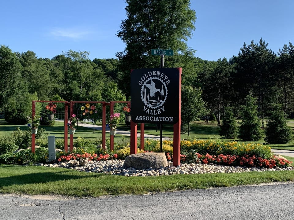 Entrance into Golden Eye Valley Association 