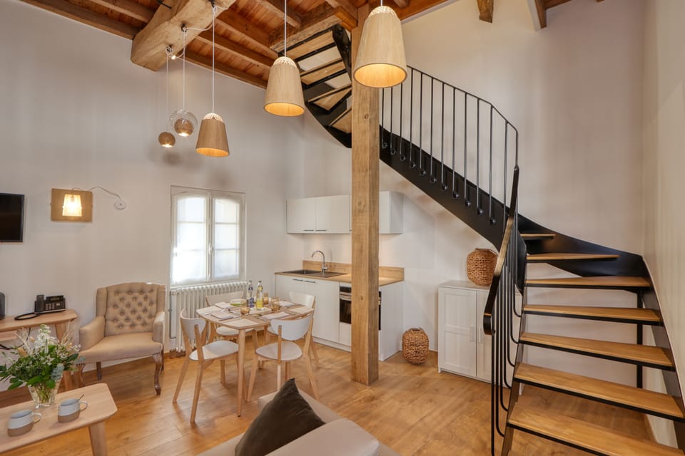 Family Apartment, 1 Bedroom | Living area | Flat-screen TV