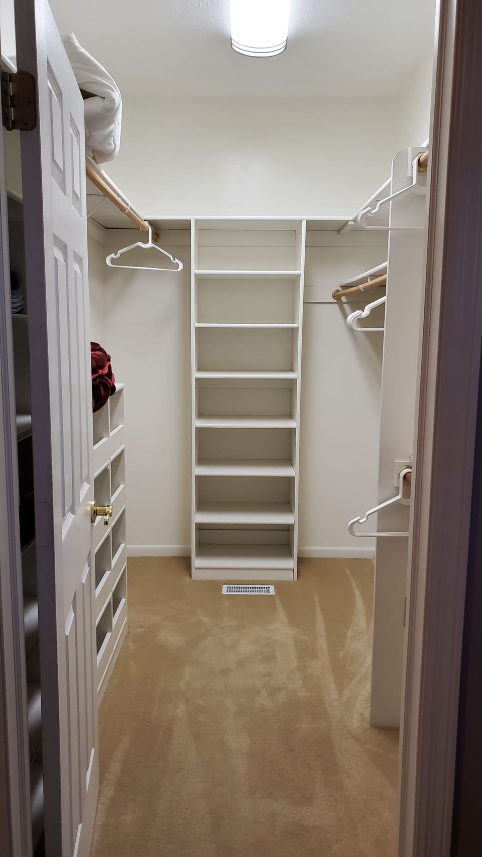 Master closet