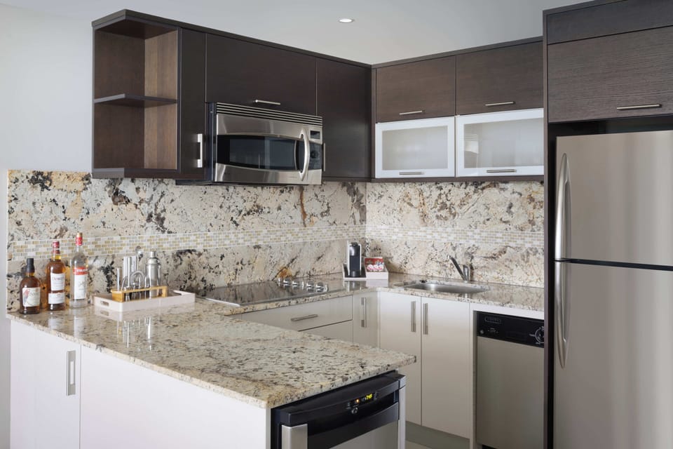 Luxury Suite, 2 Bedrooms, Oceanfront (Concierge) | Private kitchen | Highchair