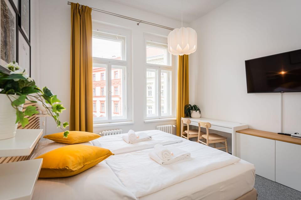 Superior Room, 1 Bedroom, Kitchenette, City View | Blackout drapes, free WiFi, bed sheets