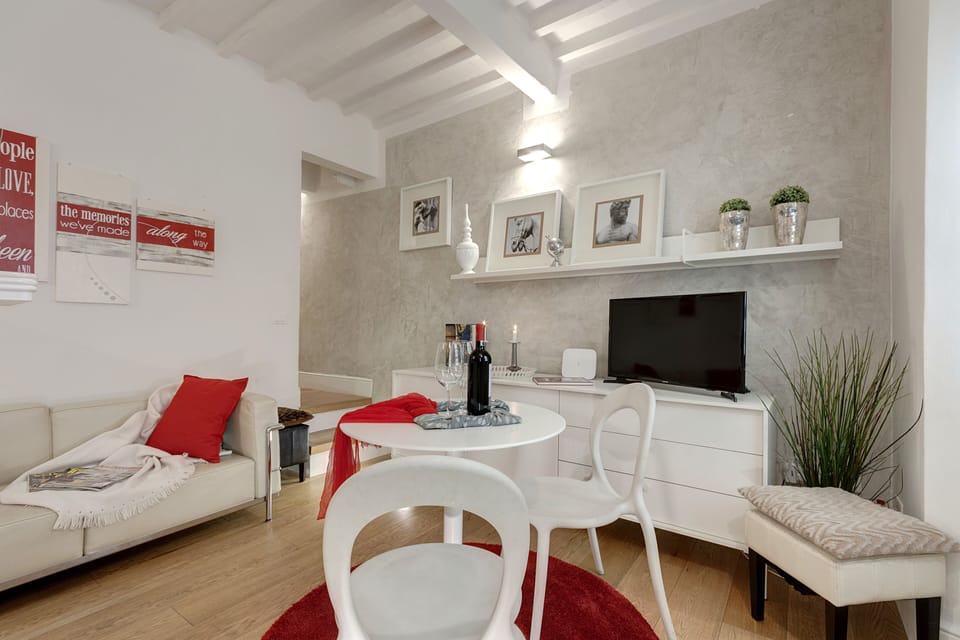 Apartment, 1 Bedroom | Living area | LCD TV