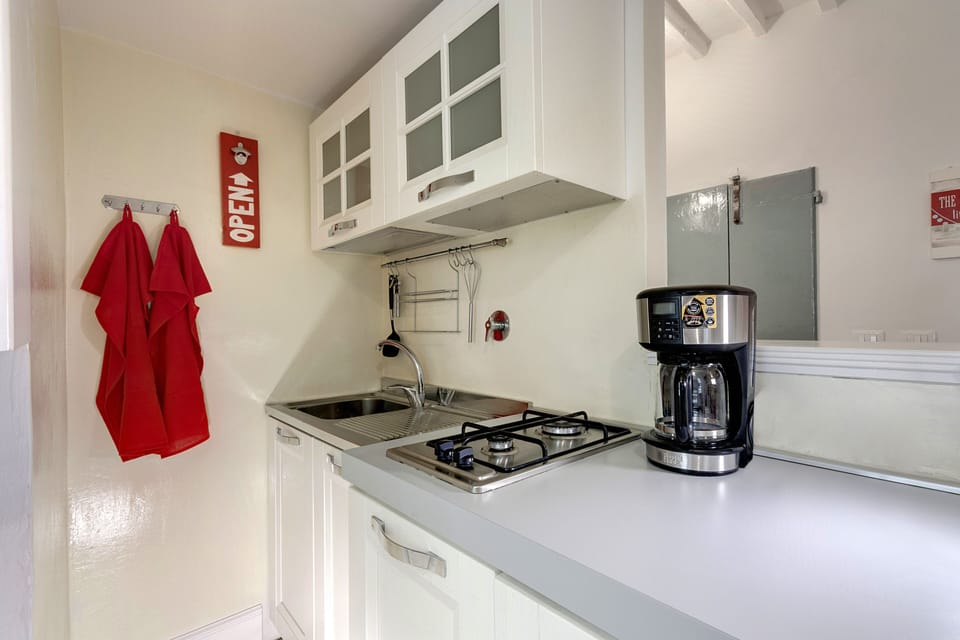 Apartment, 1 Bedroom | Private kitchenette | Mini-fridge, microwave, stovetop, cookware/dishes/utensils