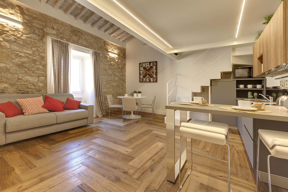 Apartment, 2 Bedrooms | Living area | LCD TV