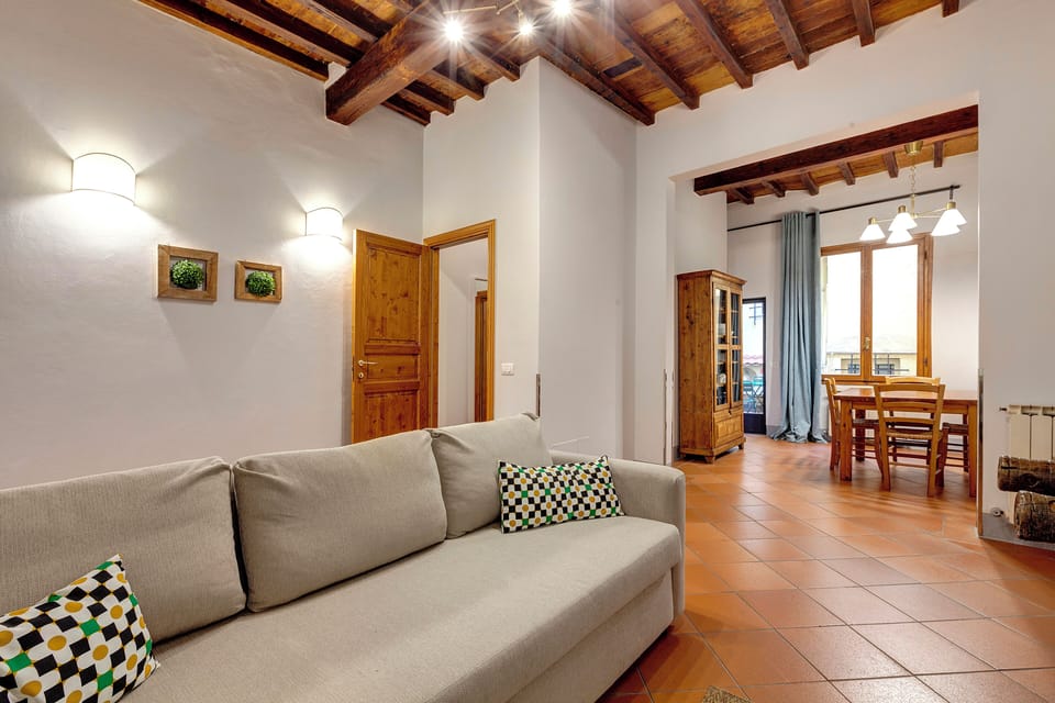 Apartment, 2 Bedrooms | Living area | LCD TV