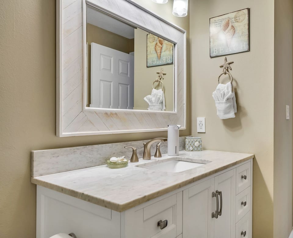 Vanity - Vanity in guest bathroom