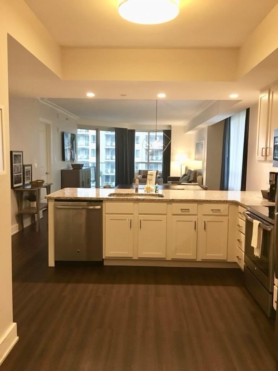 Kitchen/Entry to Unit