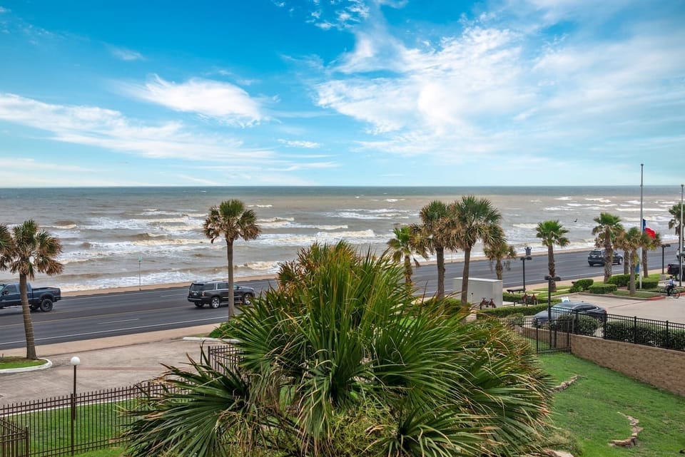 Beach across the street