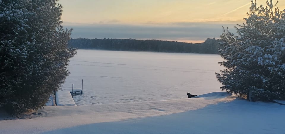 Winter on the lake 
