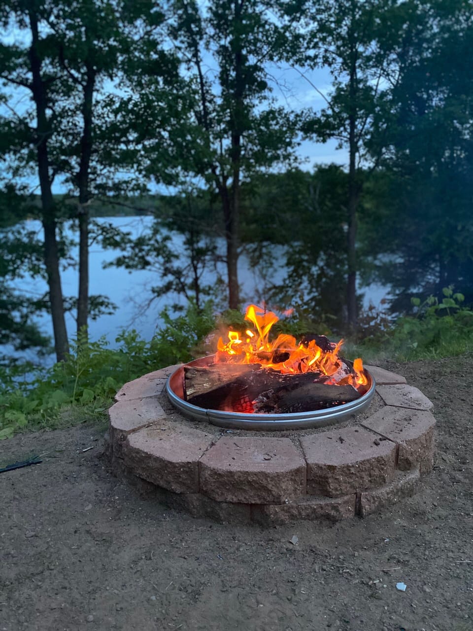 Perfect evening at the fire pit