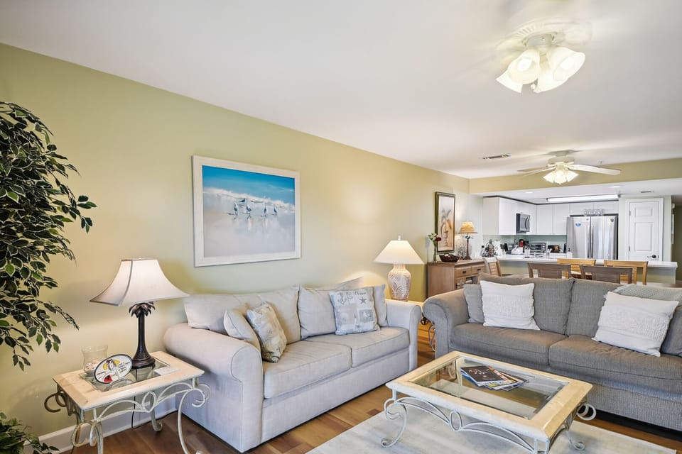 Comfortable living room seating