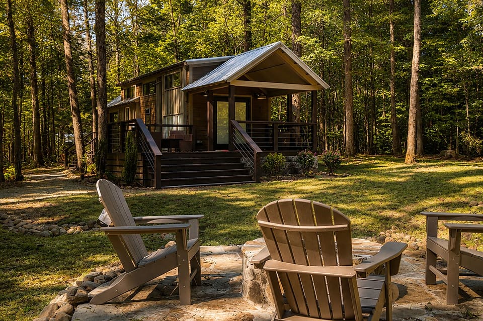 Fire Pit At Tiny Home