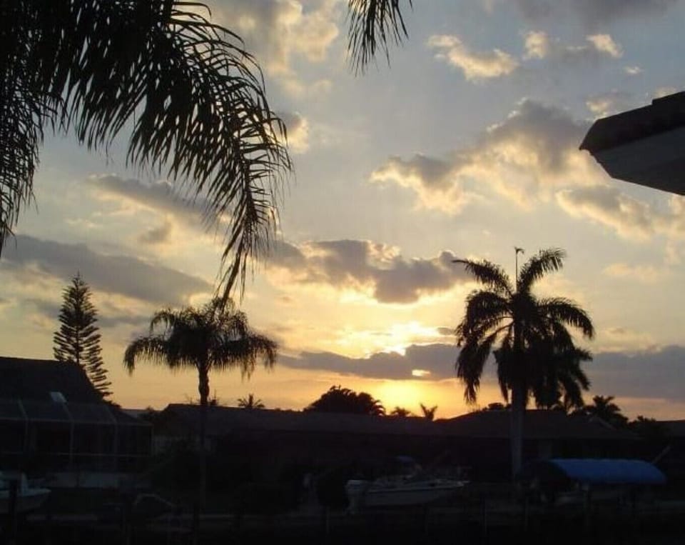 Enjoy the sunset with a southern exposure