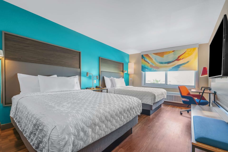 Room, 2 Queen Beds | WiFi (free), bed sheets