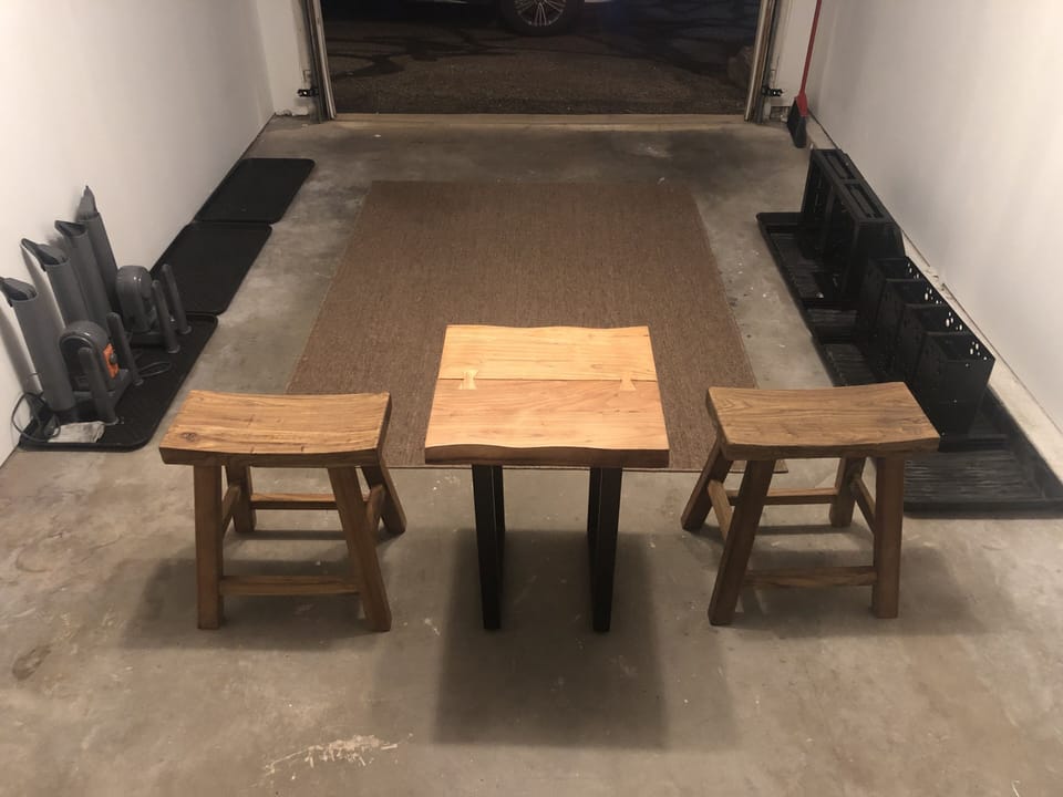 Ski storage garage