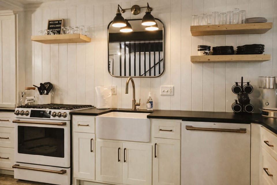The high-end GE Café appliances make cooking a breeze