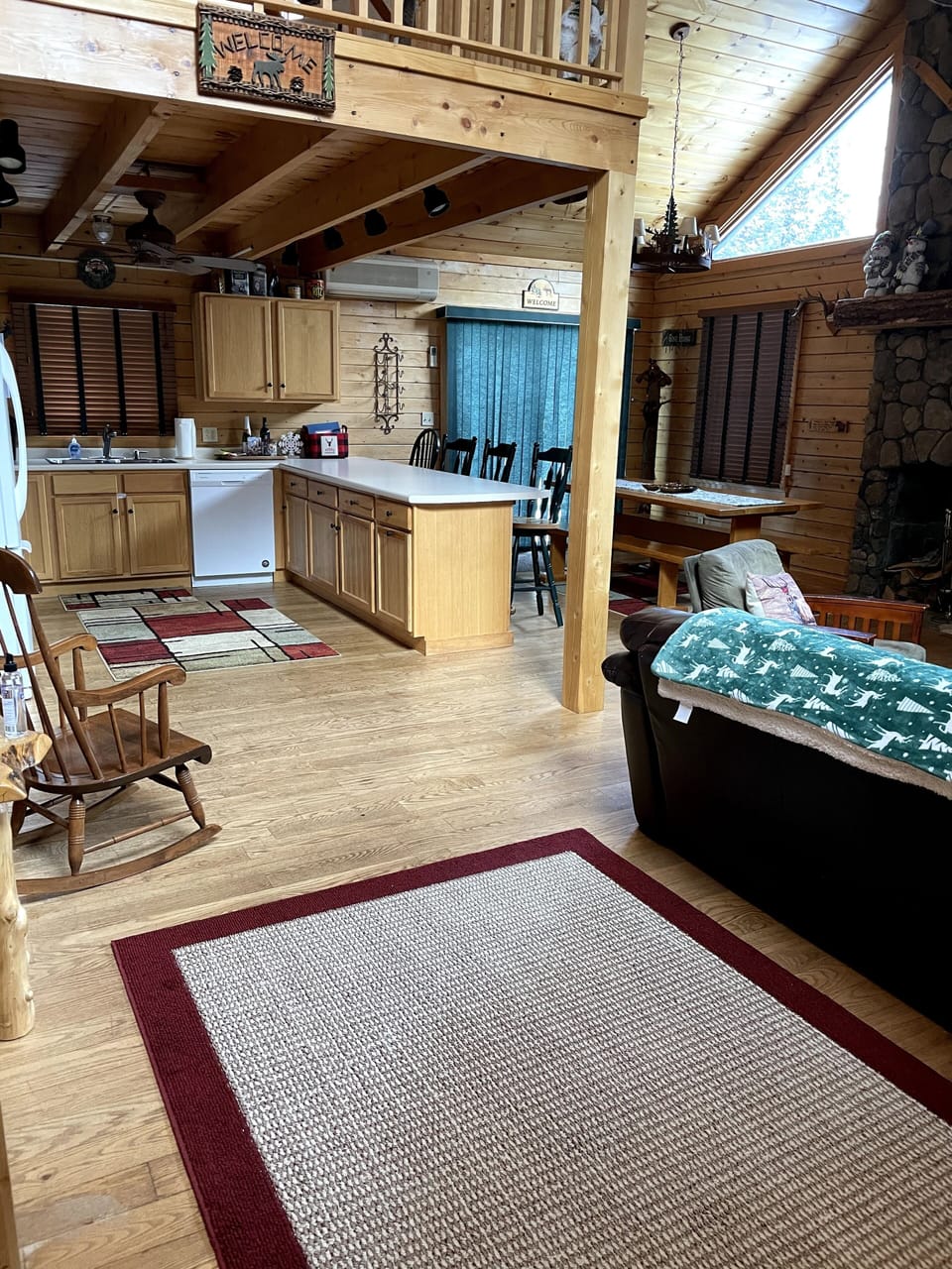 Entrance to the cabin
