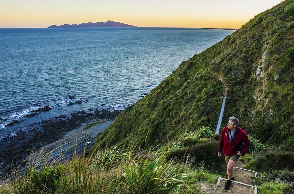 Escarpments Walk, kapiti island ferry, golf course, bird sanctuaries so close