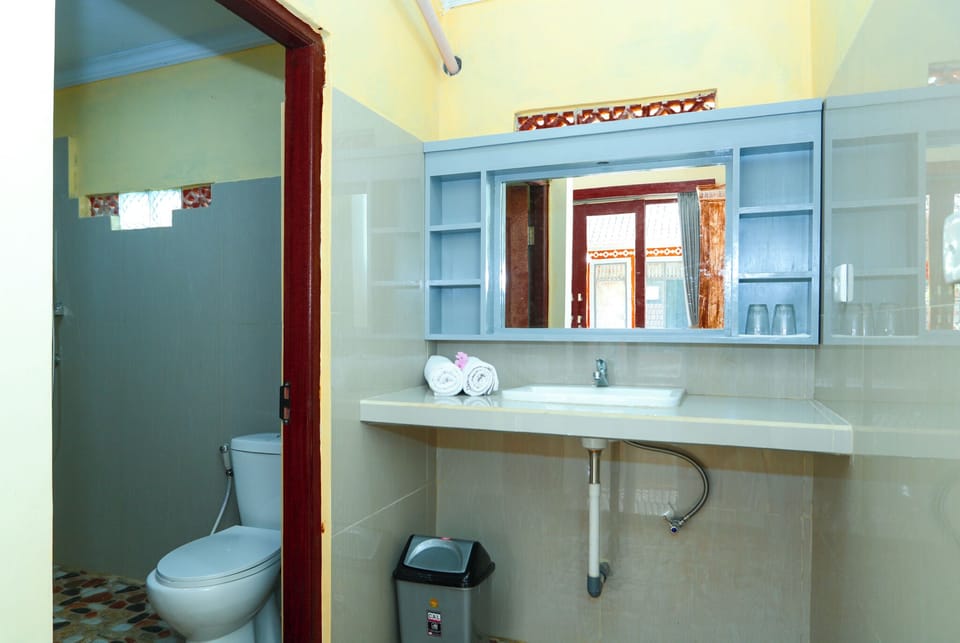 Deluxe Double Room | Bathroom | Shower, free toiletries, towels, soap