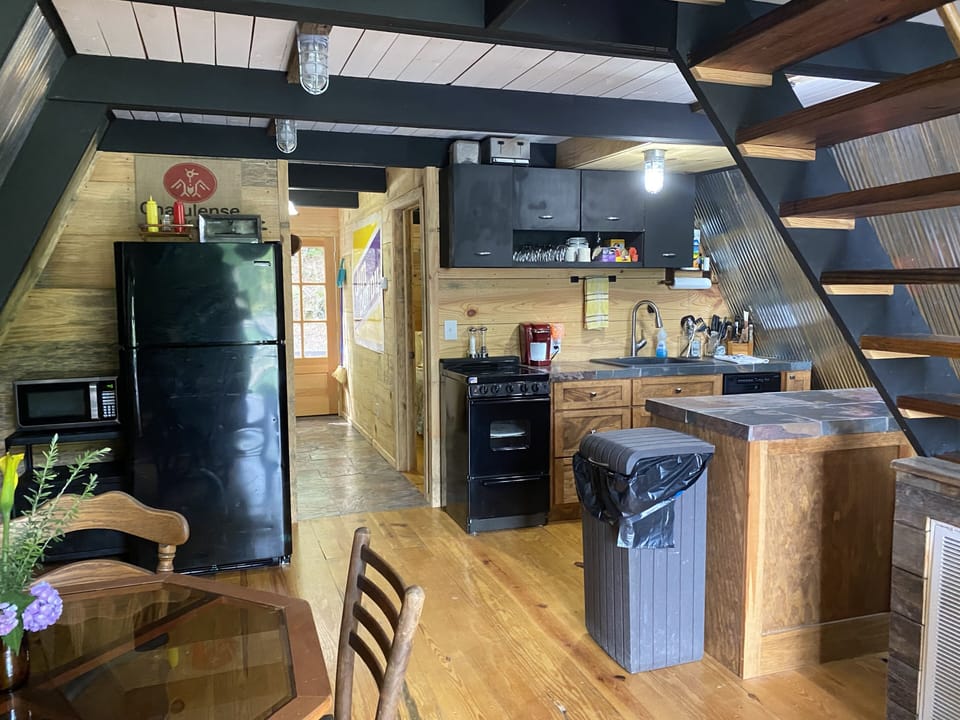 Kitchen and dining area