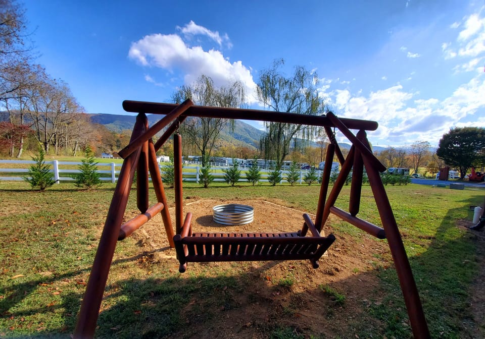 Bring your favorite chair and sit by the fire pit!