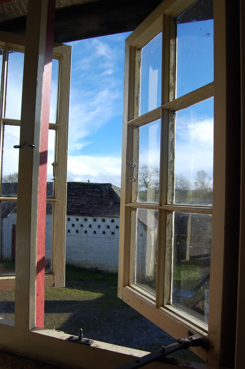 Dovecot through the window