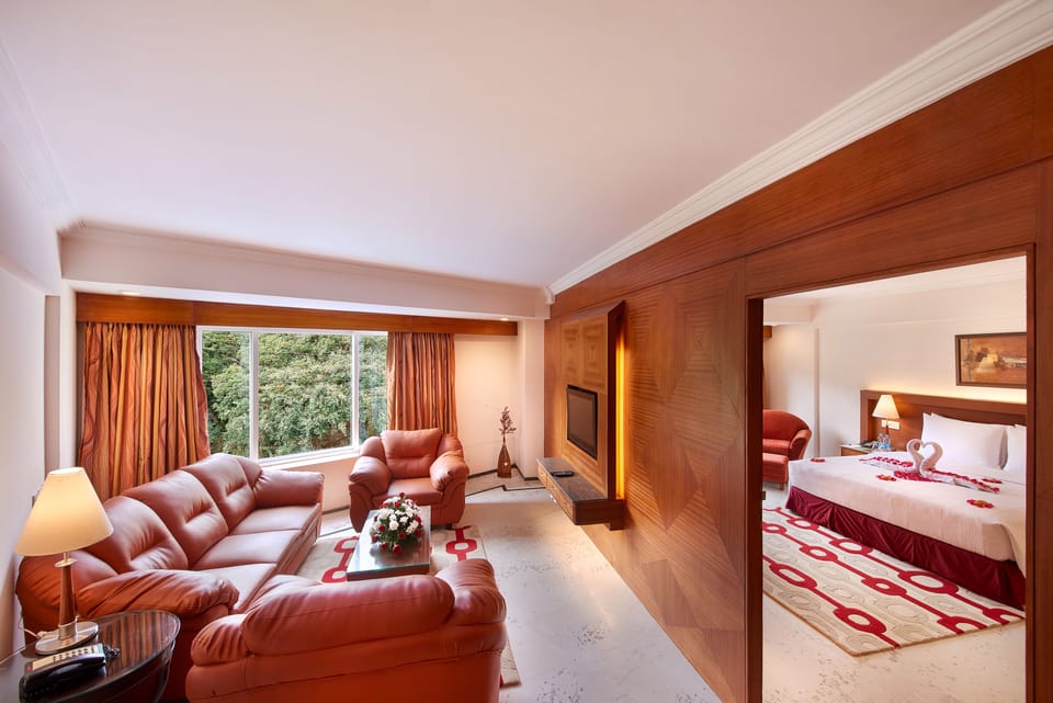 Deluxe Suite | Living area | TV