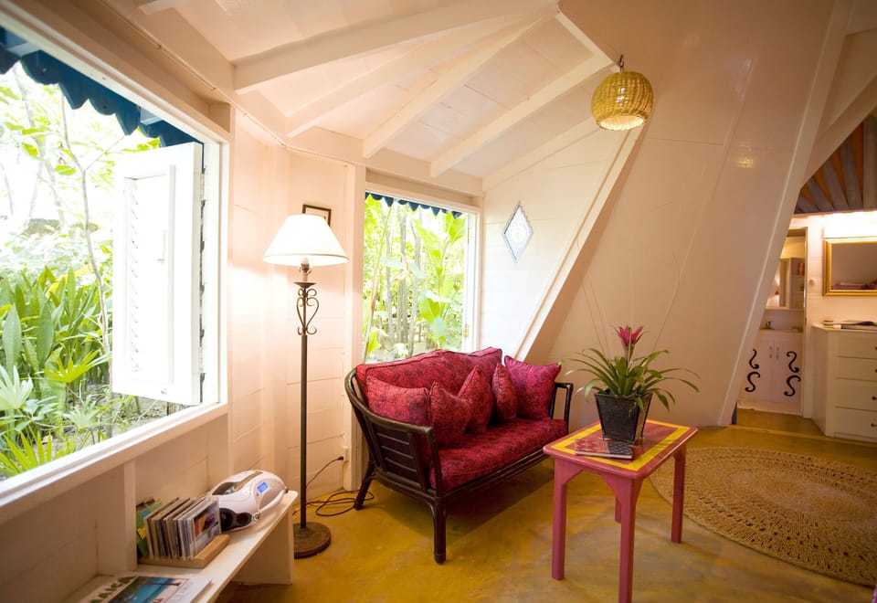 Deluxe Room, 1 Queen Bed (One Bedroom Garden View Cottage) | Minibar (free items), in-room safe, desk, laptop workspace