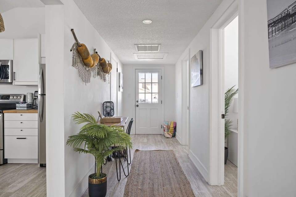 Large hallway from front door to back door