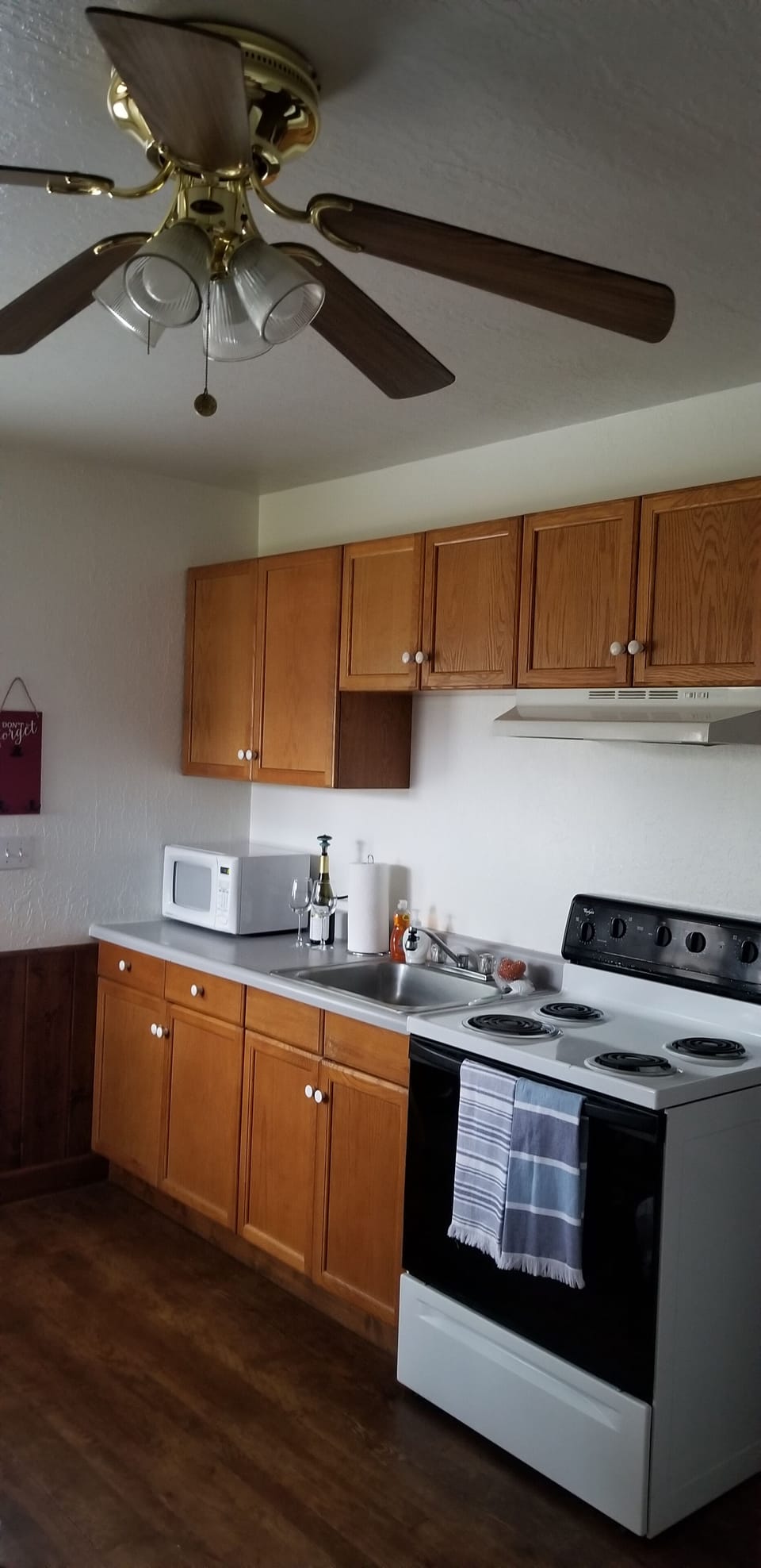 Fully stocked kitchen