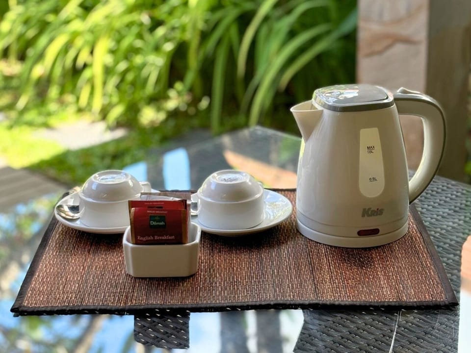 Fridge, electric kettle, highchair, eco-friendly cleaning products