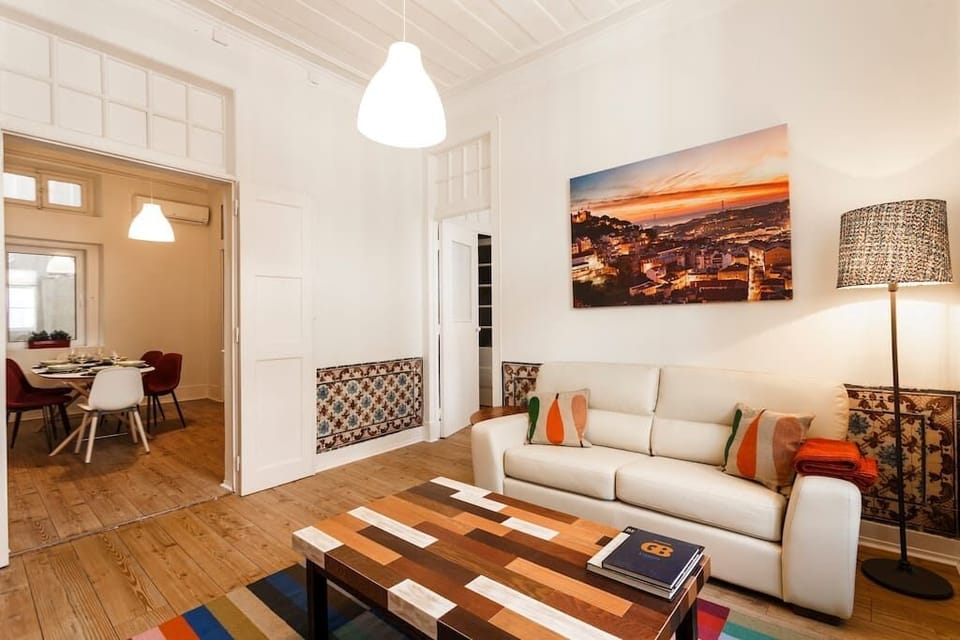 Living area with direct access to dining area.
